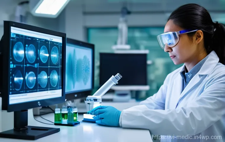 바이오프린팅의 세계적 연구 동향과 협력 사례 - **Prompt:** "A pristine, high-tech laboratory scene depicting the cutting edge of regenerative medic...